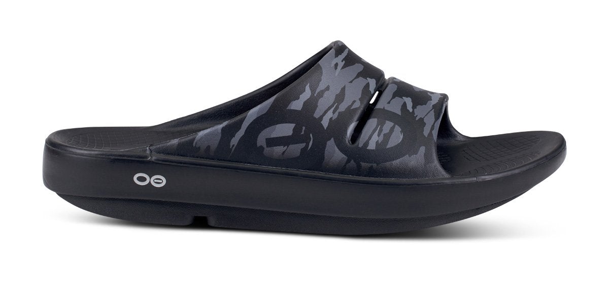 Black Camo Oofos OOahh Sport Slide | Z2c6NbQ7agO