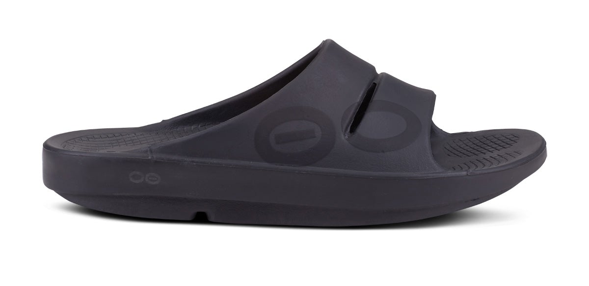 Black Oofos OOahh Sport Slide | qndBazENDsV