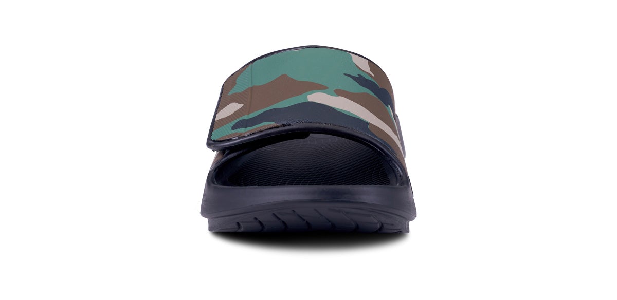 Camo Oofos OOahh Sport Flex - Woodland Camo | YyJTu4Gbf8N