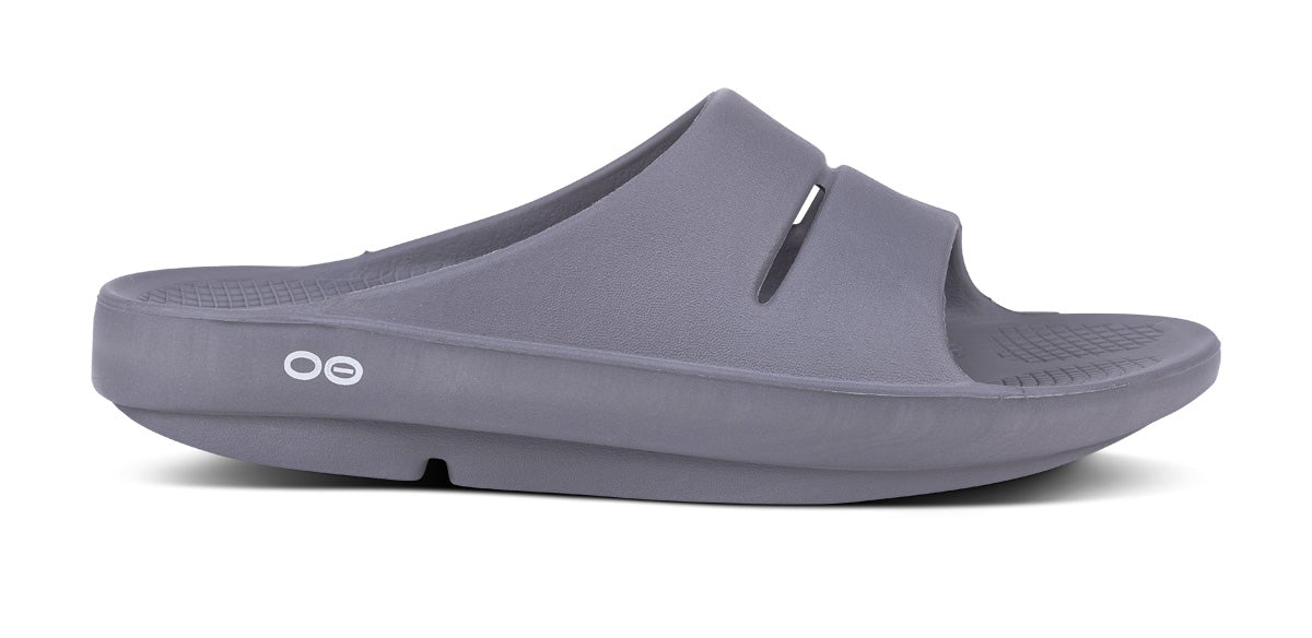 Grey Oofos OOahh Slide | p13FCvbnS35