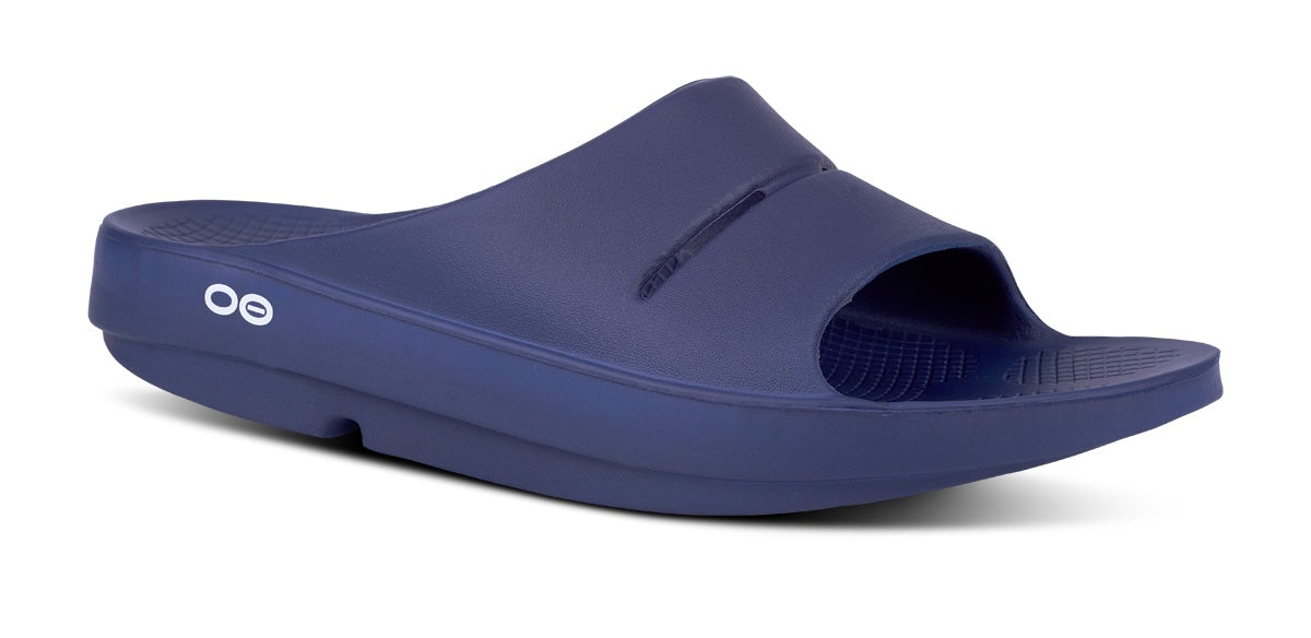 Navy Oofos OOahh Slide | yhxiaAgDnRo