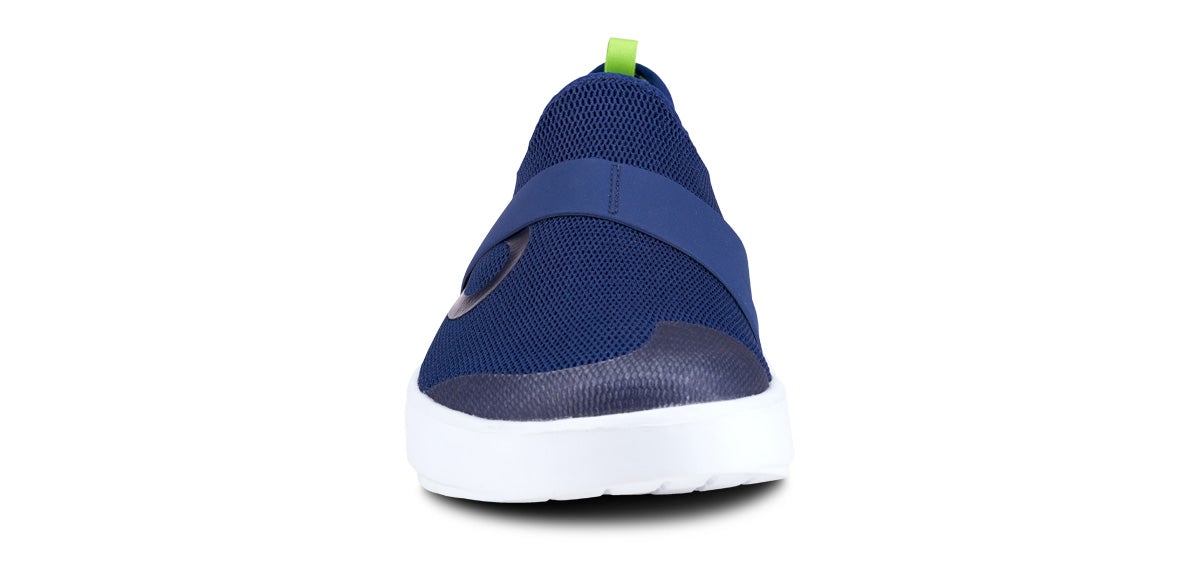 White / Navy Oofos OOmg Low | yHnky5cND42