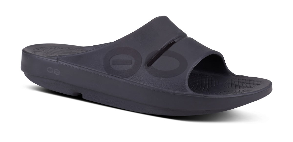 Black Oofos OOahh Sport Slide | qndBazENDsV